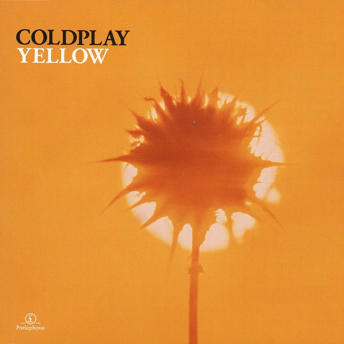 Single cover art for "Yellow" by Coldplay
