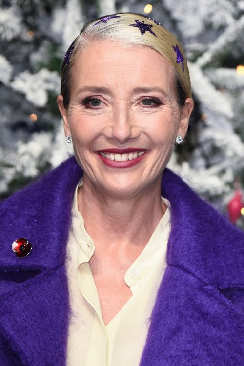 Emma Thompson at the premiere of "Last Christmas" in 2019