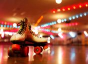 roller skates at the roller disco