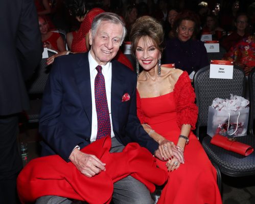 Helmut Huber and Susan Lucci at The American Heart Association's Go Red for Women Red Dress Collection 2020