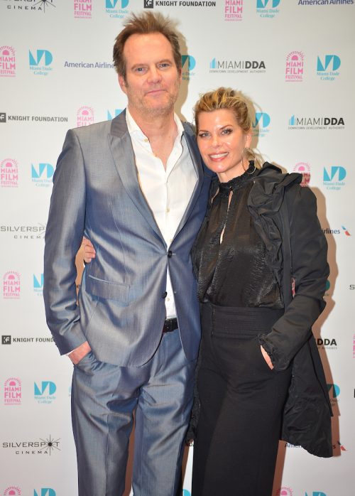 Jack Coleman and Beth Toussaint at the 2019 Miami Film Festival