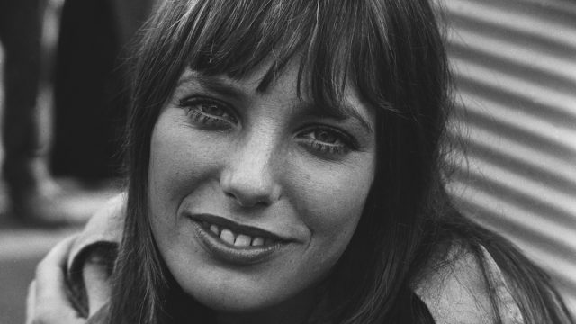 A portrait of Jane Birkin from 1970