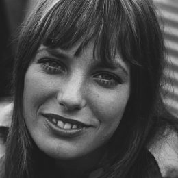 A portrait of Jane Birkin from 1970