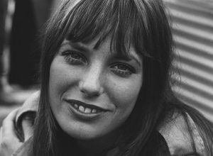 A portrait of Jane Birkin from 1970