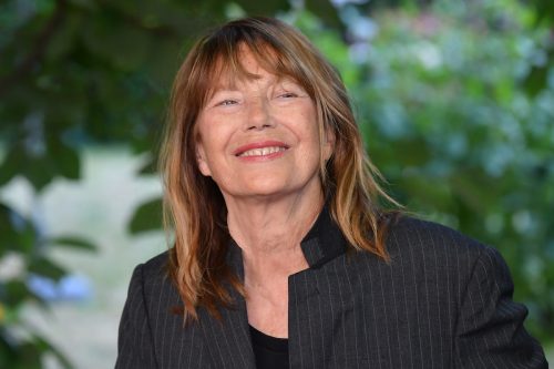 Jane Birkin at the Angouleme French-Speaking Film Festival in 2021
