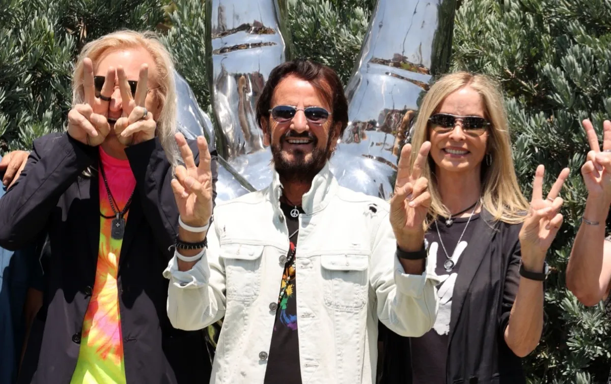 Joe Walsh, Ringo Starr, and Barbara Bach in 2021