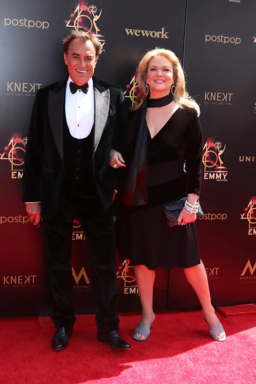 Thaao Penghlis and Leann Hunley at the 2019 Daytime Emmy Awards