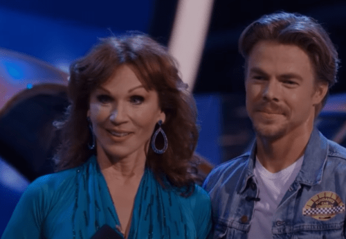 Marilu Henner and Derek Hough on "Dancing with the Stars" in 2016