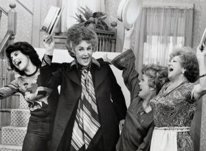 Adrienne Barbeau, Bea Arthur, Rue McClanahan, and Hermione Baddeley on "Maude"