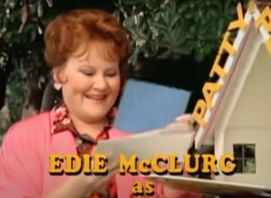 Edie McClurg in the intro to "The Hogan Family"