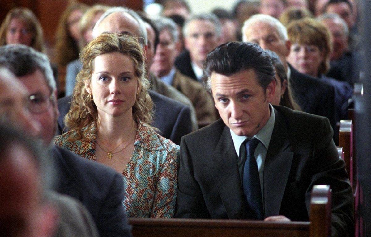 Laura Linney and Sean Penn in Mystic River