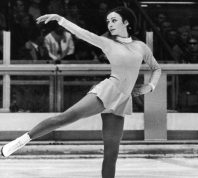 Peggy Fleming competing at the 1968 Winter Olympics