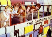 The Partridge Family on bus promo photo