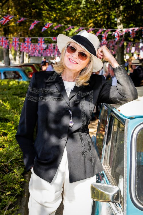 Twiggy at the Goodwood Revival 2019