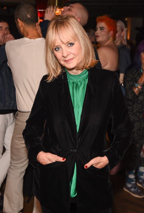 Twiggy at a screening of "The Boy Friend" in 2019