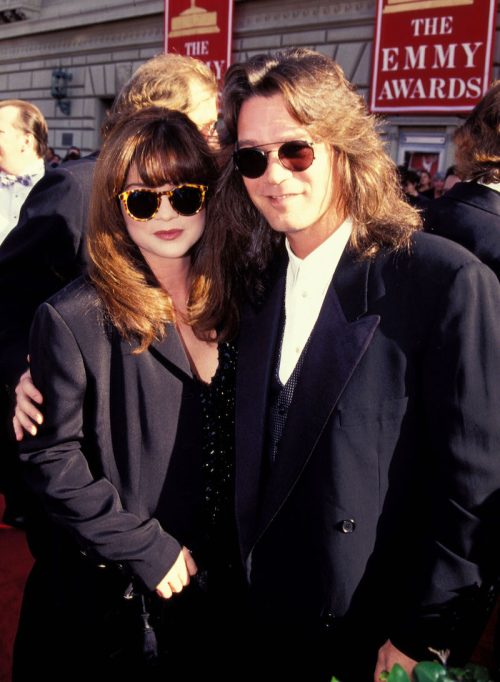 Valerie Bertinelli and Eddie Van Halen in 1995