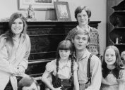 The cast of "The Waltons" in 1975