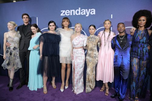 The cast of "Euphoria" at the series premiere in 2019