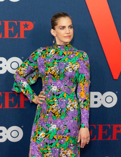 Anna Chlumsky at the premiere of the final season of "Veep" in 2019