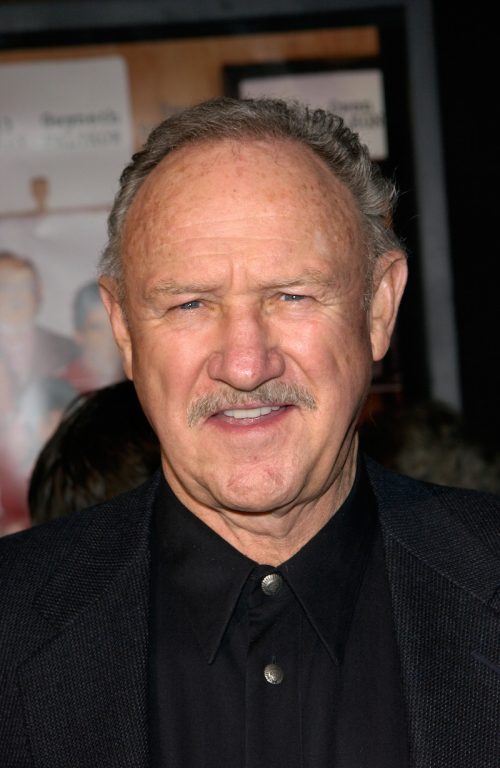 Gene Hackman at the premiere of 