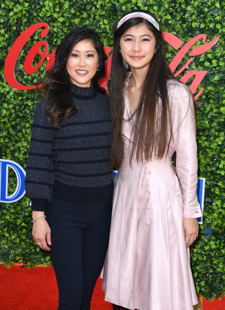 Kristi Yamaguchi and daughter Keara in 2020