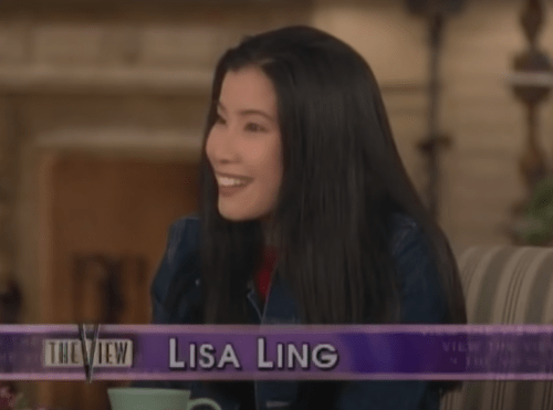 Lisa Ling on "The View" during her time as a full-time host