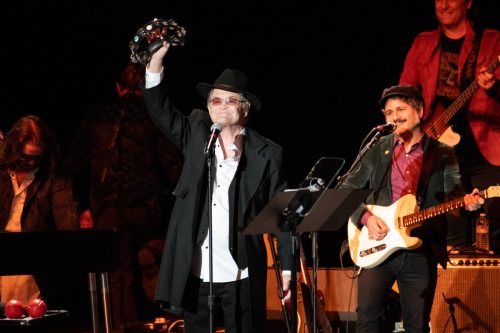 Micky Dolenz performing during The Monkees Farewell Tour in Los Angeles in 2021