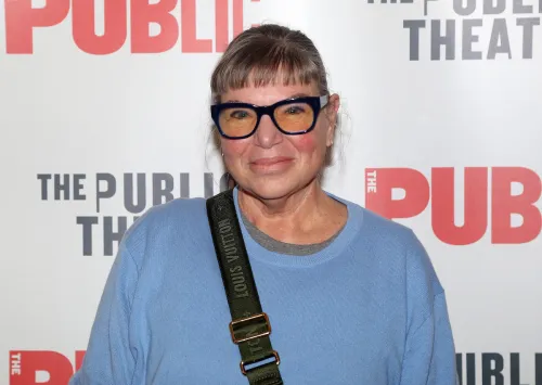 Mindy Cohn at opening night of the musical "The Visitor" in 2021