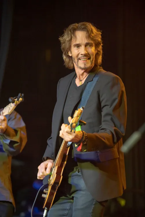 Rick Springfield performing at 2019 RockGodz Hall of Fame Annual Induction Ceremony