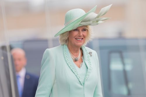 Camilla, Duchess of Cornwall in Cardiff, Wales in 2016
