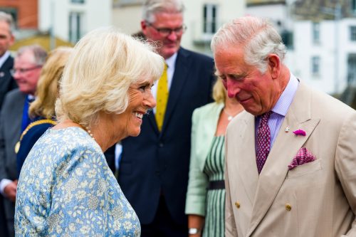 The Duchess of Cornwall and Prince Charles in Cornwall in 2018