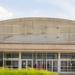 The exterior of a closed Kmart store