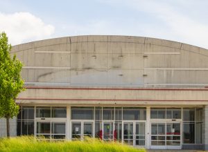 The exterior of a closed Kmart store