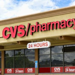 CVS/pharmacy store front and sign. CVS Pharmacy is the second largest pharmacy chain in the United States.