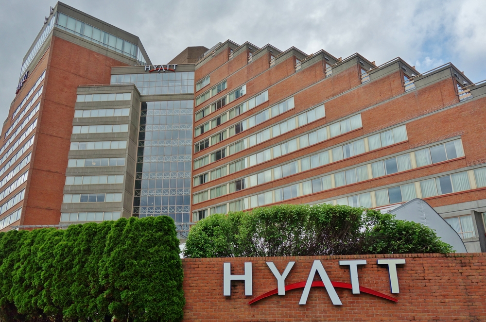 A Hyatt Hotel exterior