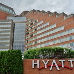 A Hyatt Hotel exterior