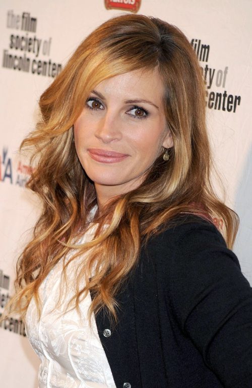 Julia Roberts at The Film Society of Lincoln Center's 36th Gala in 2009