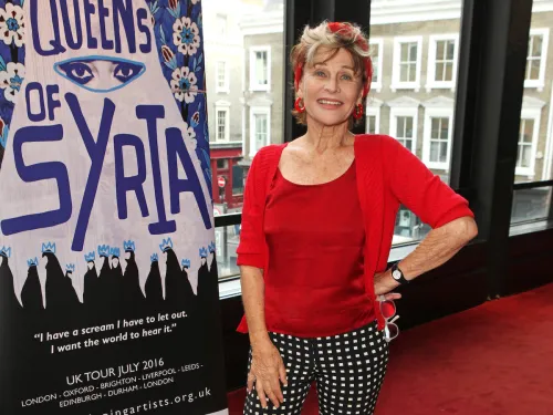 Julie Christie at the West End Gala Performance of "Queens of Syria" in 2016