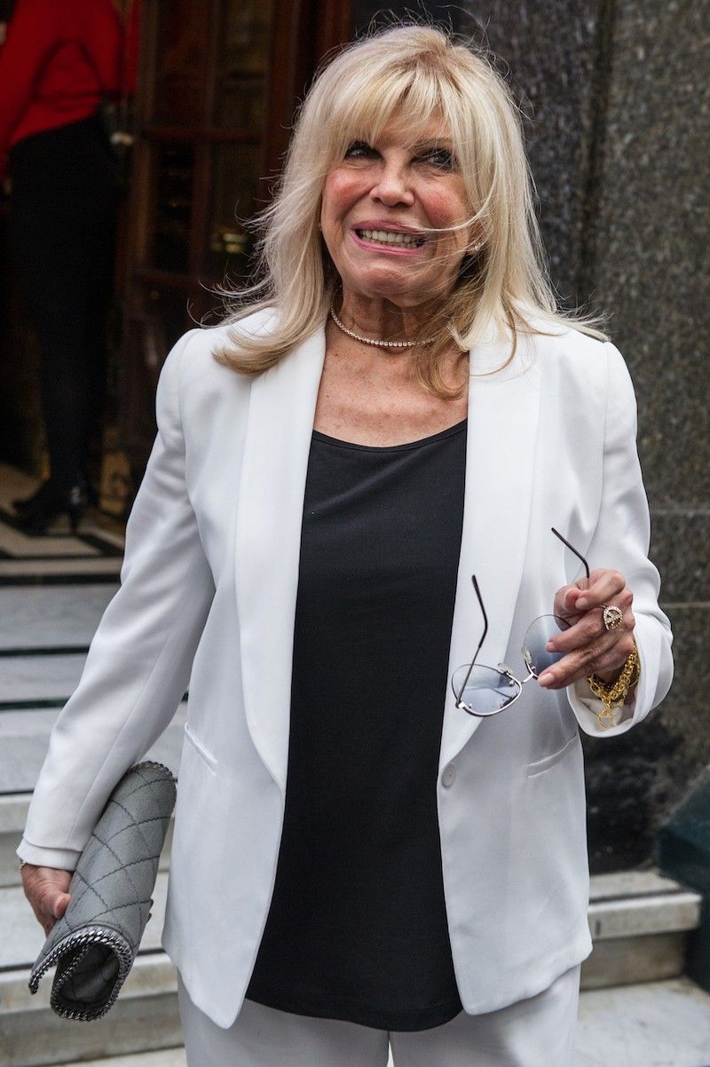 Nancy Sinatra at the press night for Sinatra at the London Palladium in 2015