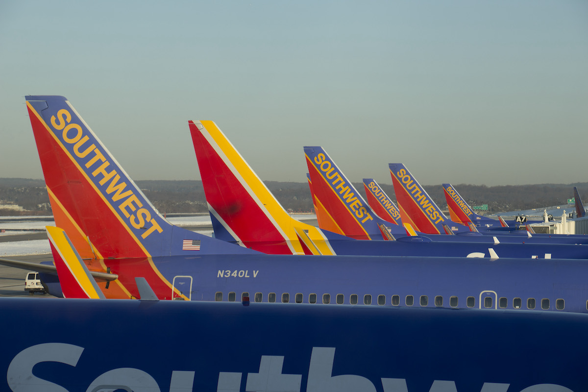 Southwest Airlines Boeing 737s in Baltimore