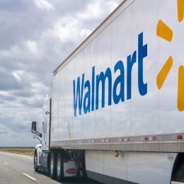 Walmart delivery truck