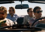 Zach Galifianakis, Bradley Cooper, Ed Helms, and Justin Bartha in The Hangover