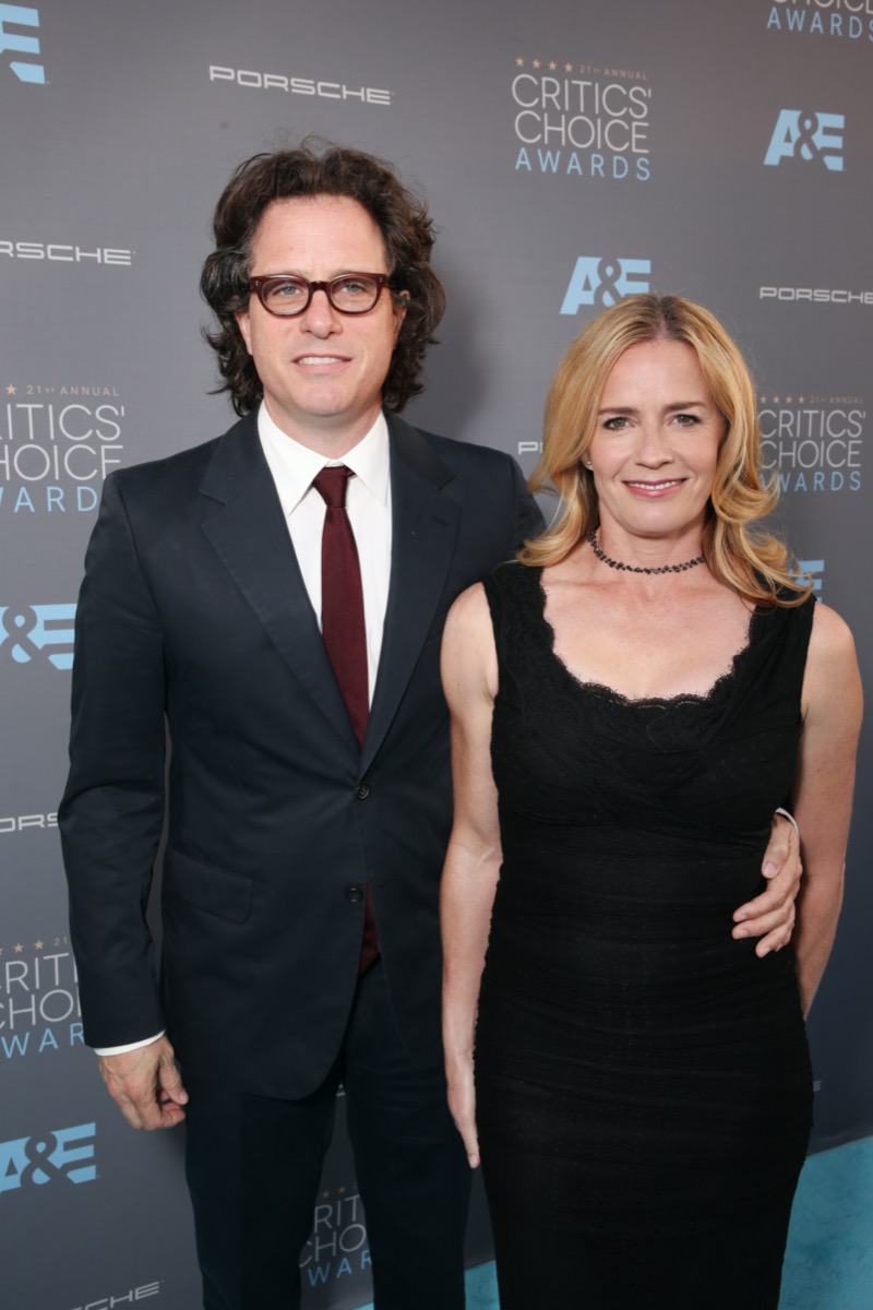 Davis Guggenheim and Elisabeth Shue in 2017