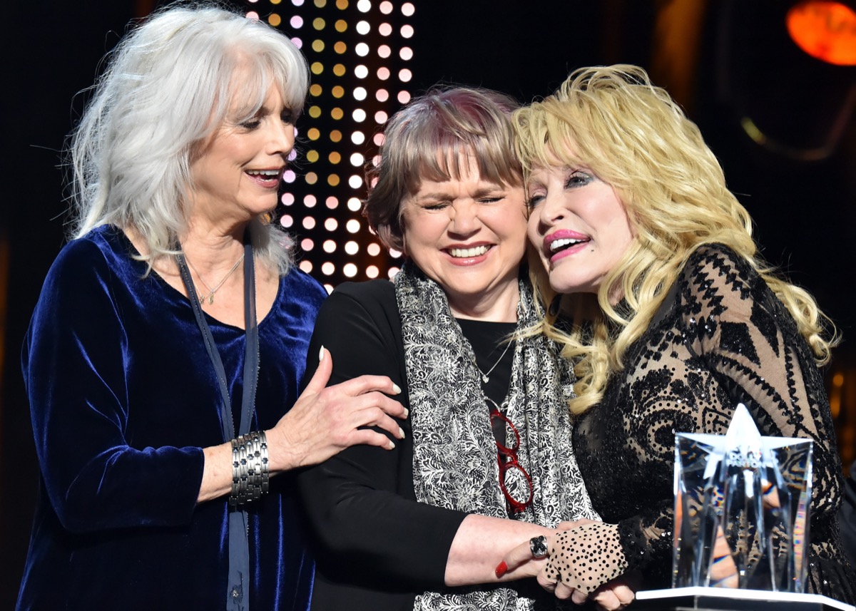 Emmylou Harris, Linda Ronstadt, and Dolly Parton in 2019