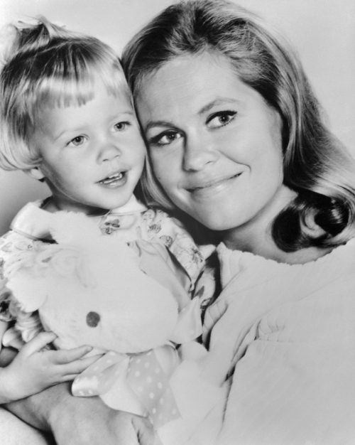 Erin Murphy and Elizabeth Montgomery in "Bewitched" in 1968