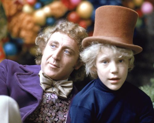 Gene Wilder and Peter Ostrum in "Willy Wonka and the Chocolate Factory" in 1971
