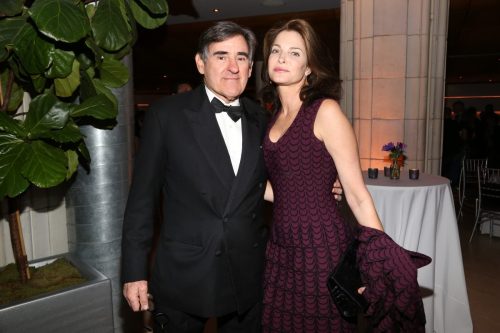 Peter Brant and Stephanie Seymour Brant at the 2019 AFA Gala & Cultural Leadership Awards at Guastavino's in New York City in 2019