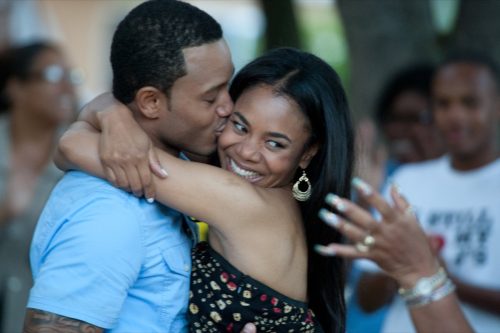 Regina Hall and Terrence J in Think Like a Man