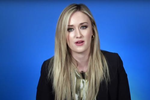 Ashley Johnson on "Today" in 2019