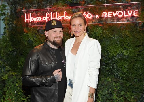 Benji Madden and Cameron Diaz at House of Harlow 1960 x REVOLVE in 2016